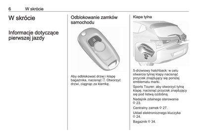 2019-2020 Opel Astra Manuel du propriétaire | Polonais