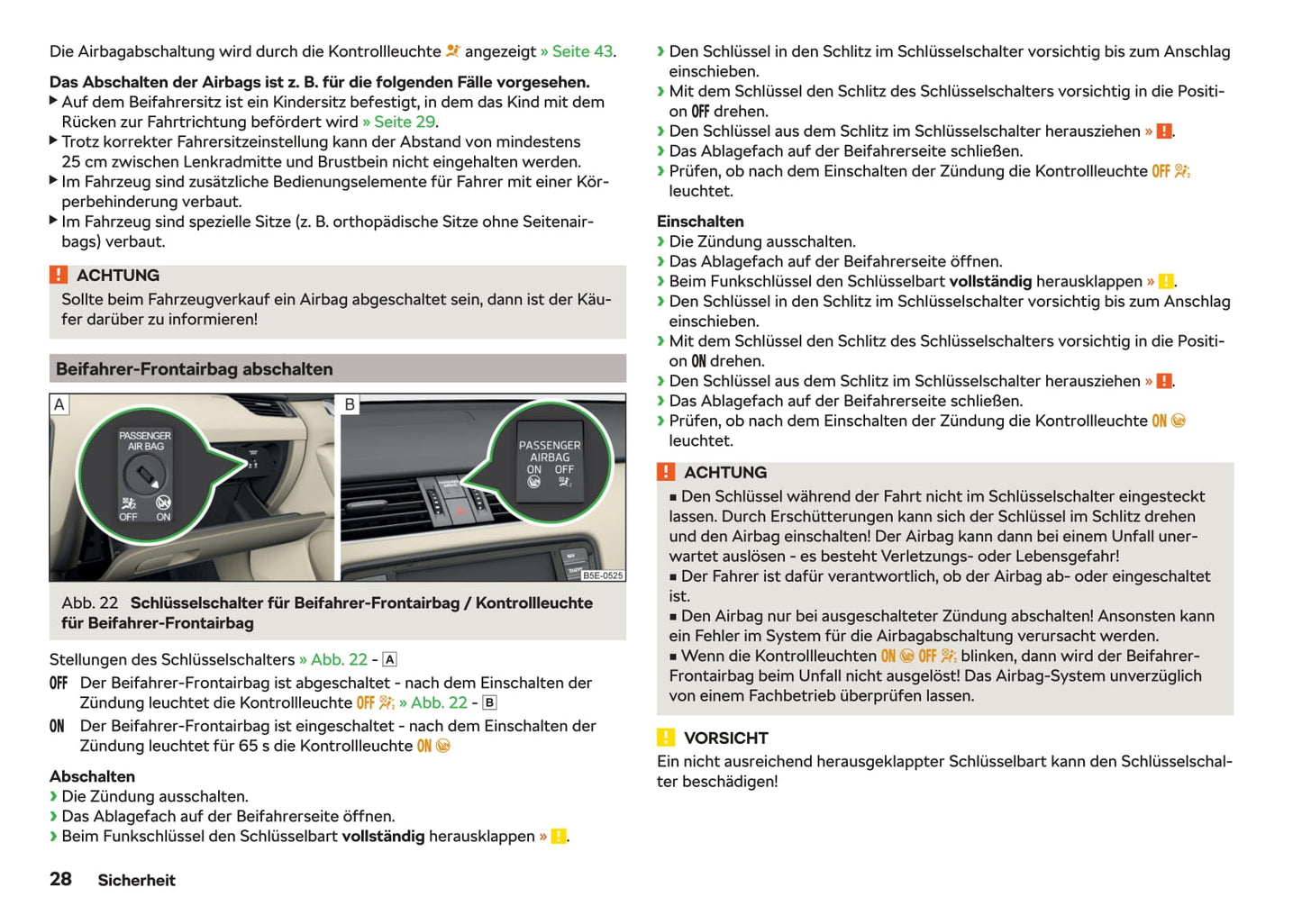 2017-2018 Skoda Octavia Owner's Manual | German