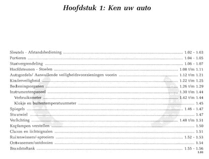 1998-2001 Renault Clio Manuel du propriétaire | Néerlandais