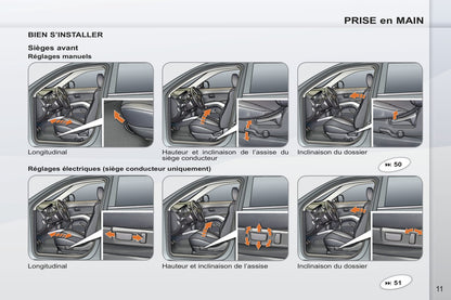 2011-2012 Peugeot 4007 Bedienungsanleitung | Französisch