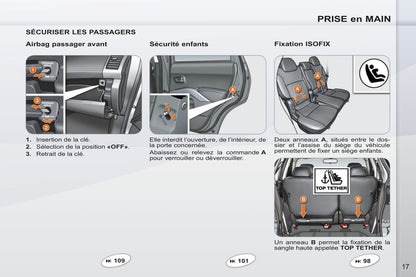 2011-2012 Peugeot 4007 Bedienungsanleitung | Französisch