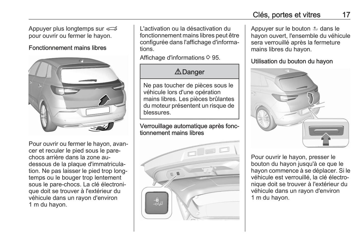 2021 Opel Grandland Manuel du propriétaire | Français