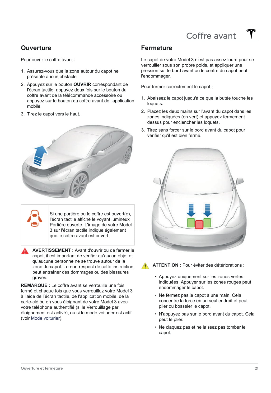 2020 Tesla Model 3 Gebruikershandleiding | Frans