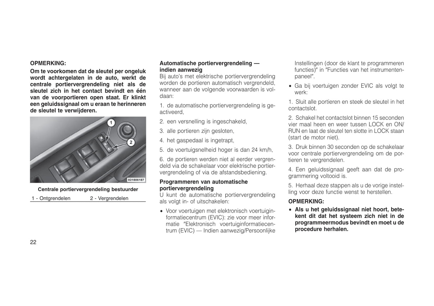 2011-2013 Jeep Compass Manuel du propriétaire | Néerlandais