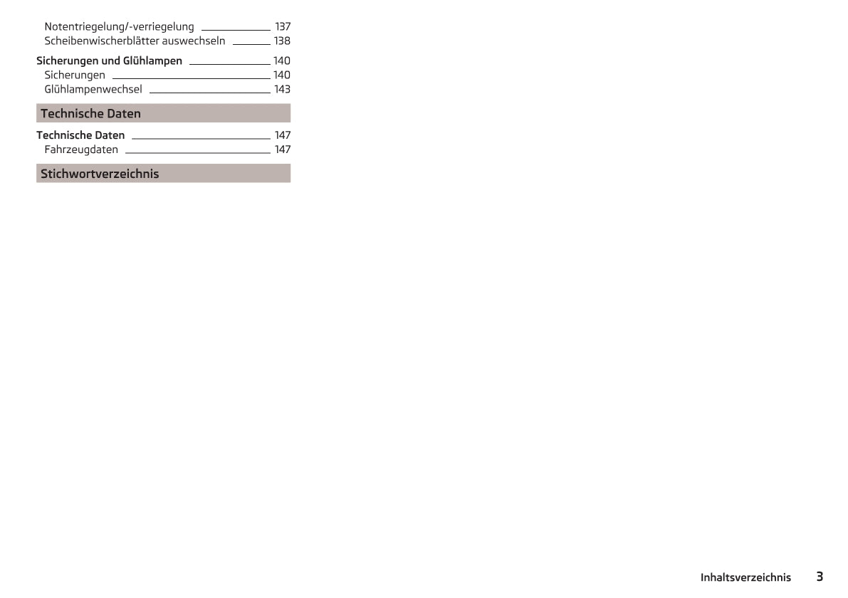 2014-2015 Skoda Citigo Owner's Manual | German