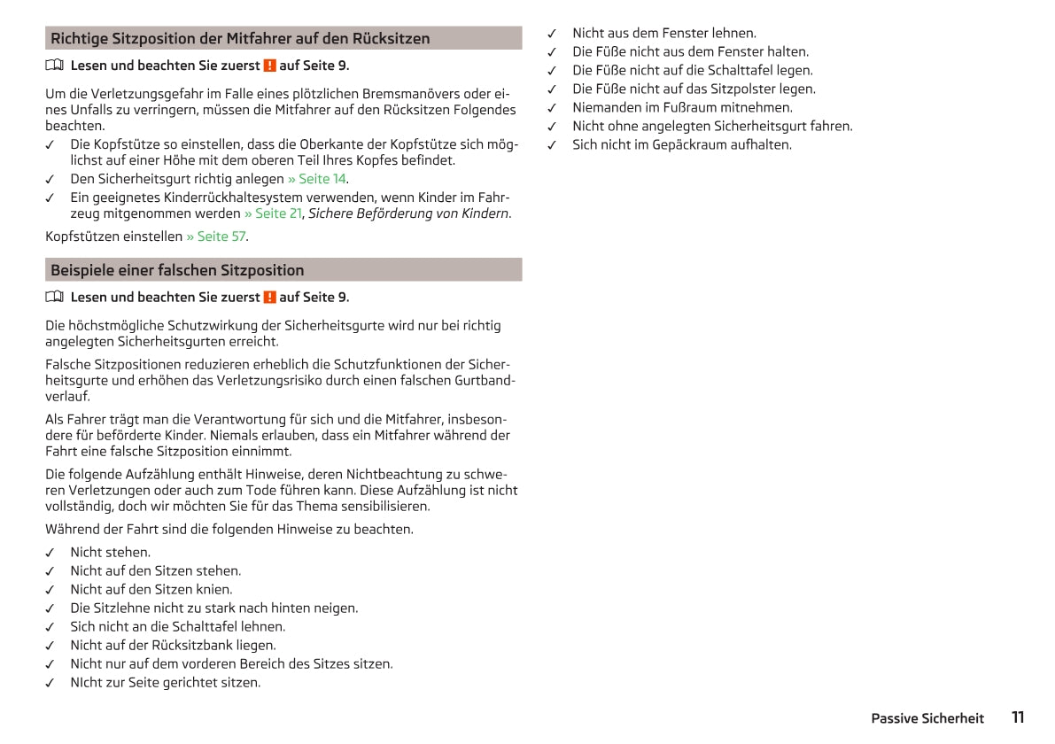 2014-2015 Skoda Citigo Owner's Manual | German