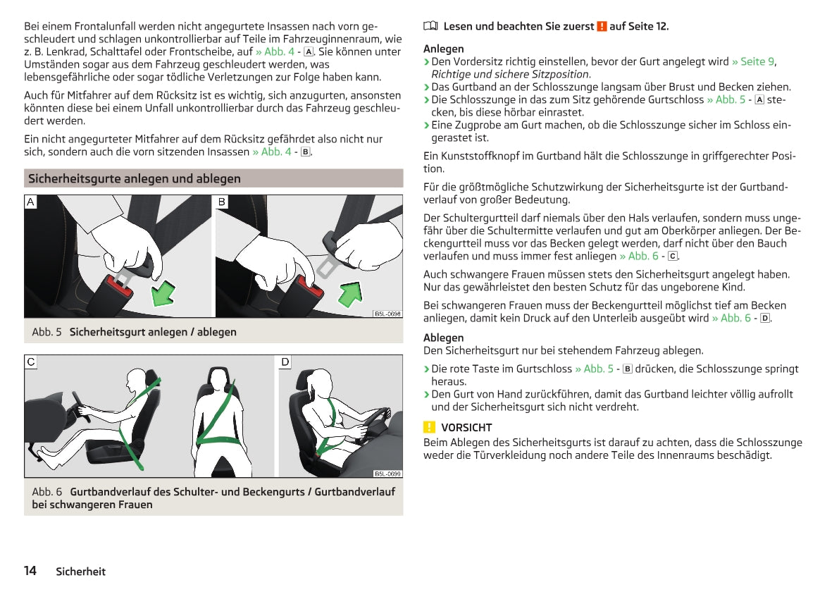 2014-2015 Skoda Citigo Owner's Manual | German