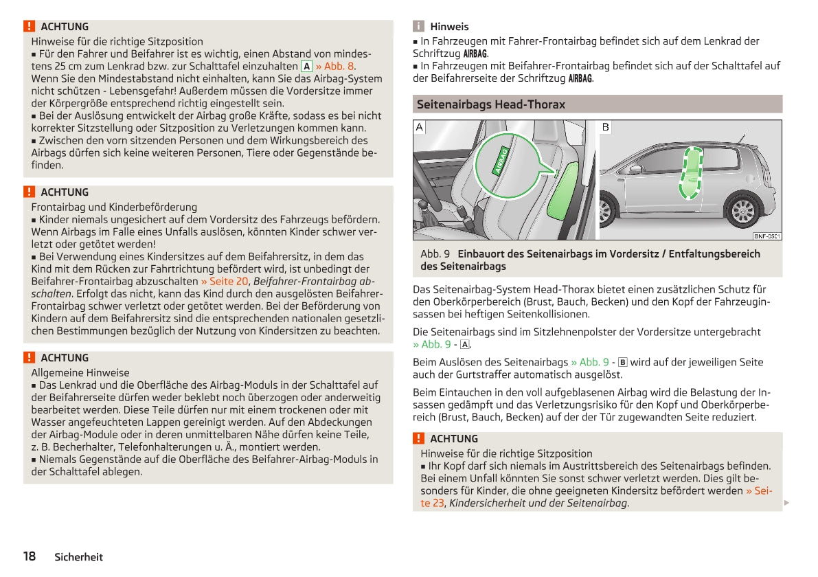 2014-2015 Skoda Citigo Owner's Manual | German