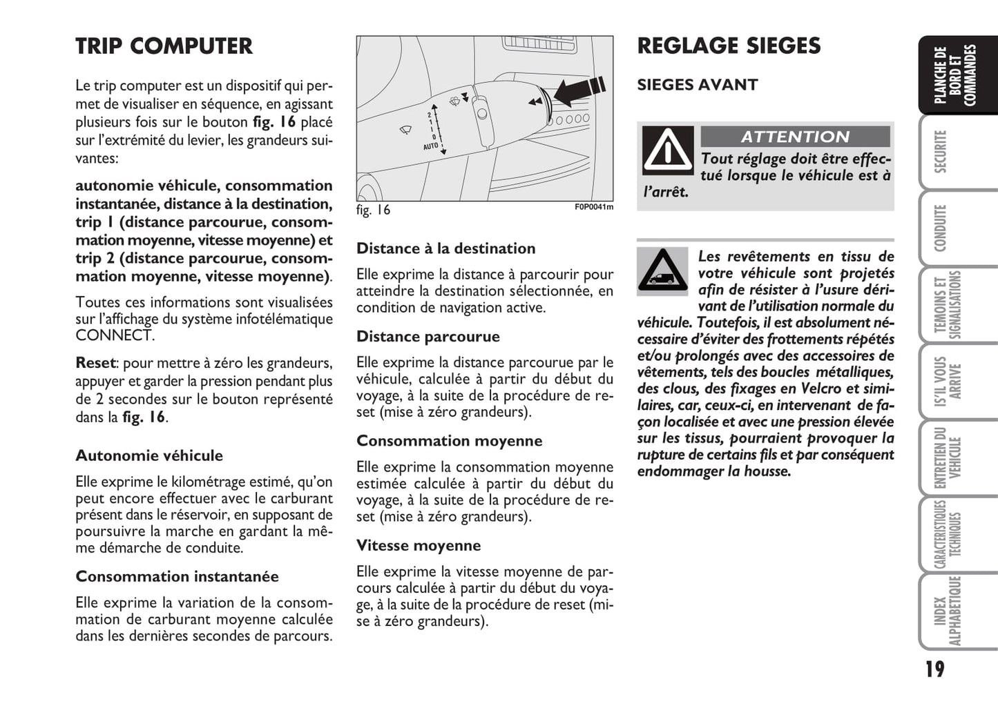 2012-2013 Fiat Strada Gebruikershandleiding | Frans