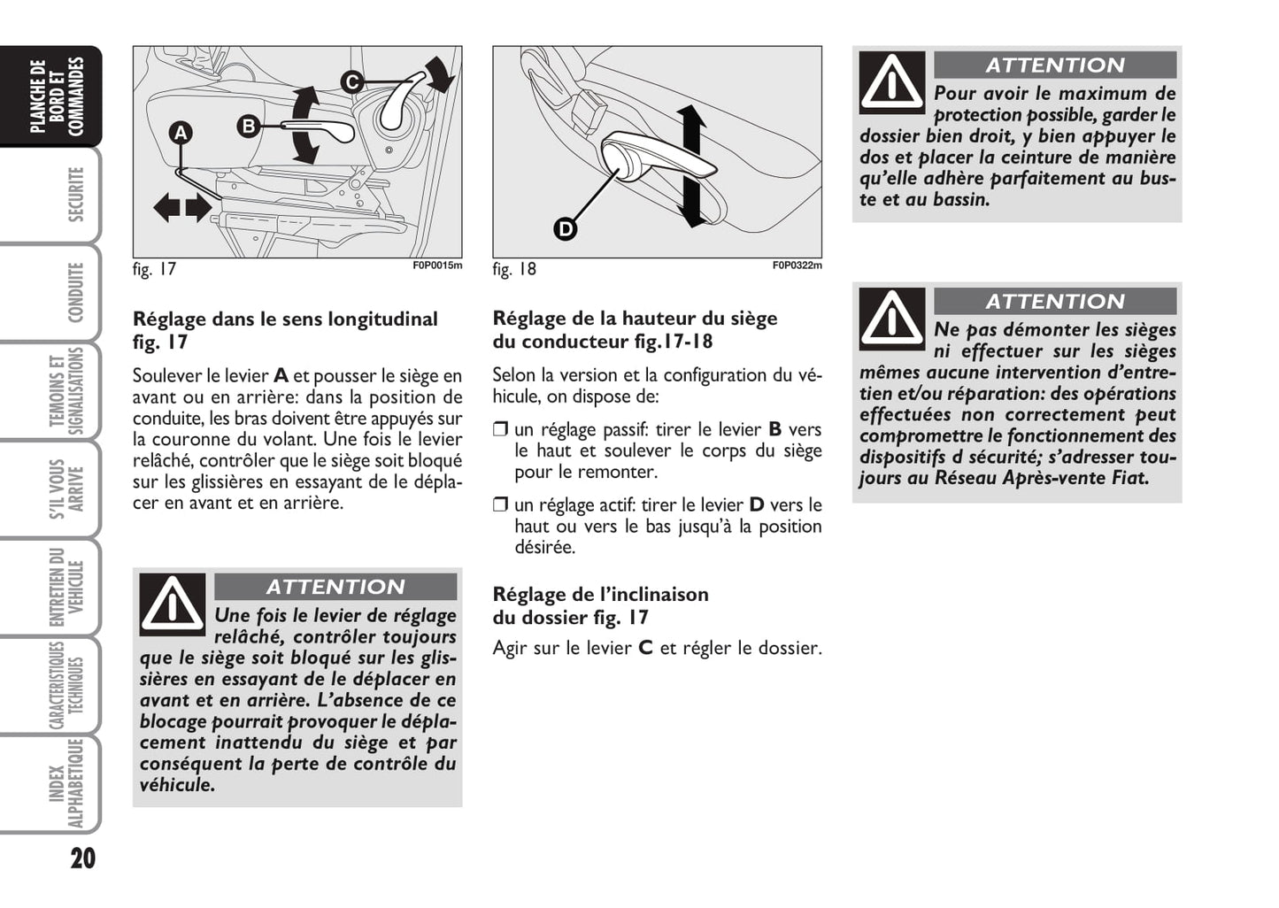 2012-2013 Fiat Strada Gebruikershandleiding | Frans