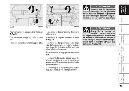 2012-2013 Fiat Strada Gebruikershandleiding | Frans