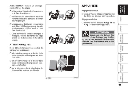 2012-2013 Fiat Strada Gebruikershandleiding | Frans