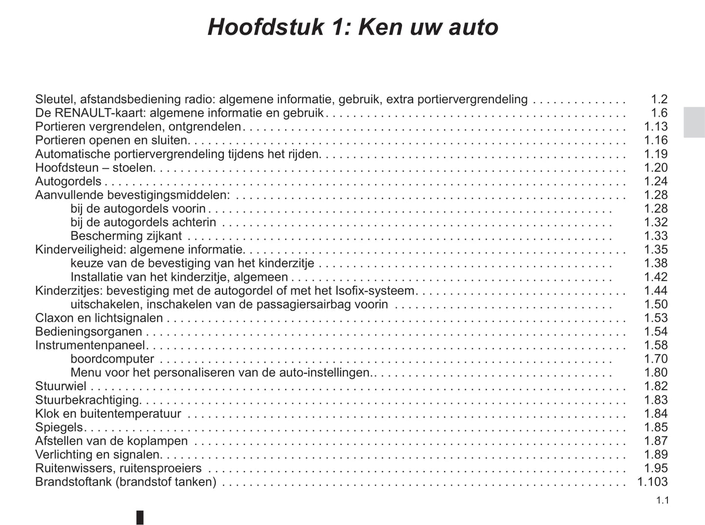 2016-2017 Renault Mégane Gebruikershandleiding | Nederlands