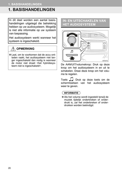 Toyota Touch 2 Multimedia & Navigatiesysteem Handleiding 2019