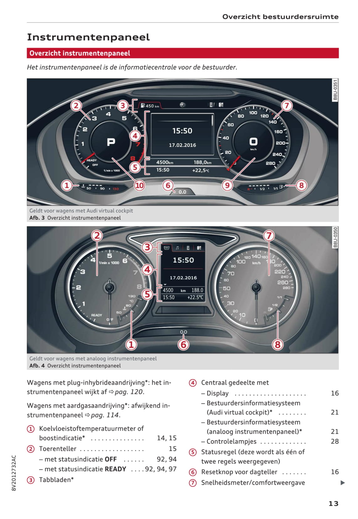 2016-2017 Audi A3 Gebruikershandleiding | Nederlands