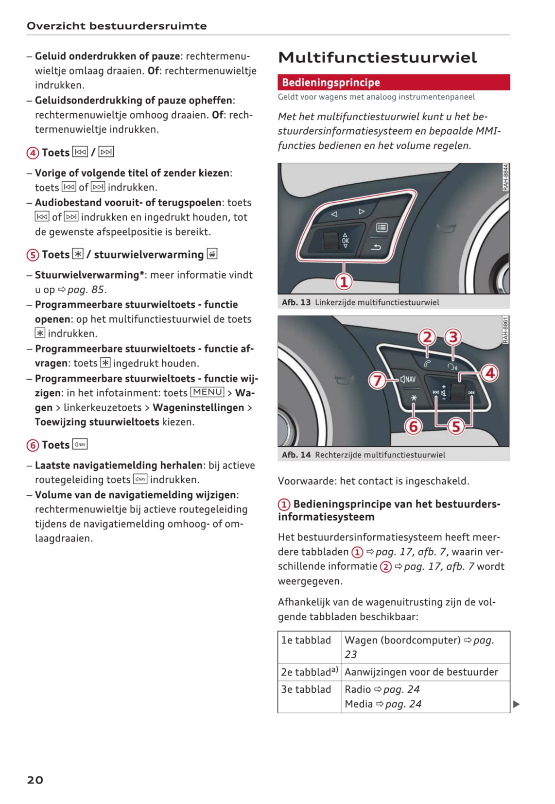 2016-2017 Audi A3 Gebruikershandleiding | Nederlands