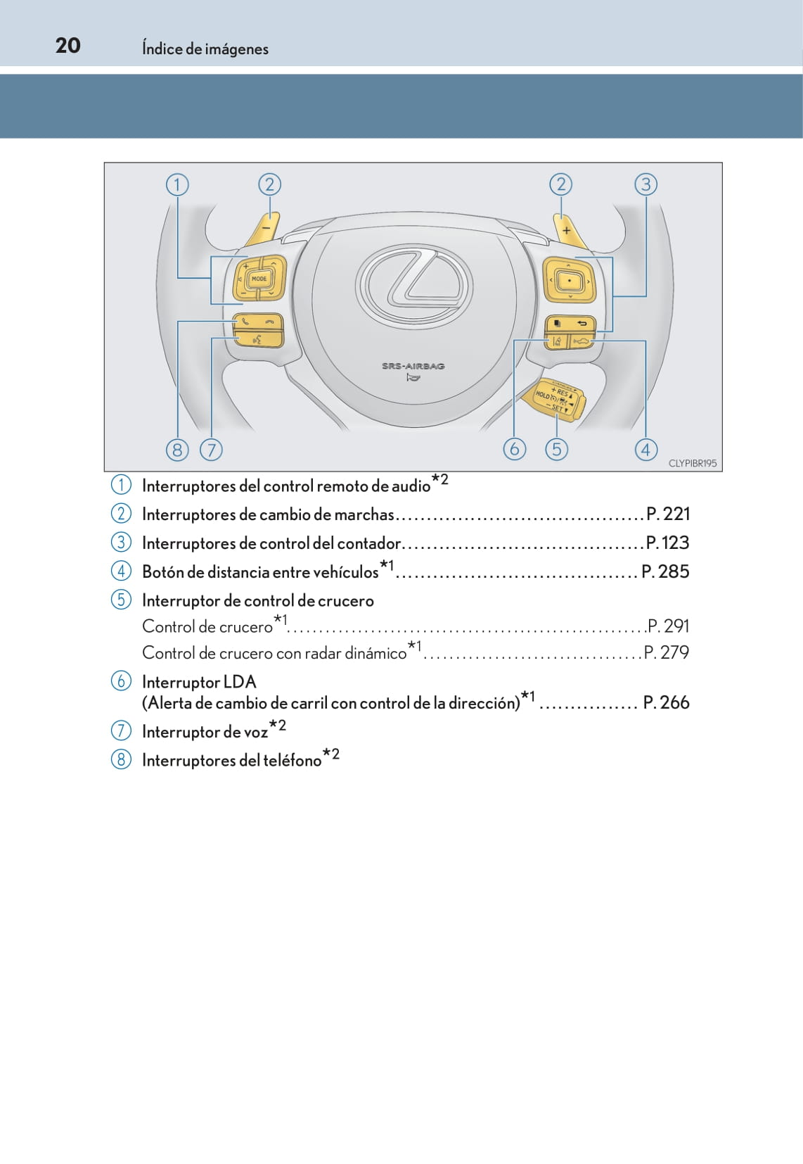 2017-2019 Lexus RC 300h Owner's Manual | Spanish