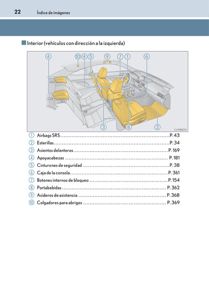 2017-2019 Lexus RC 300h Owner's Manual | Spanish