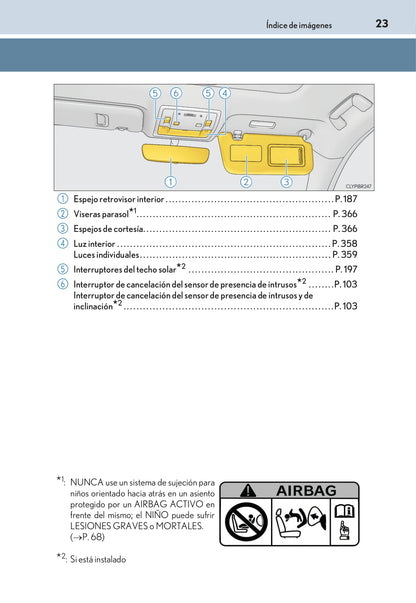 2017-2019 Lexus RC 300h Owner's Manual | Spanish