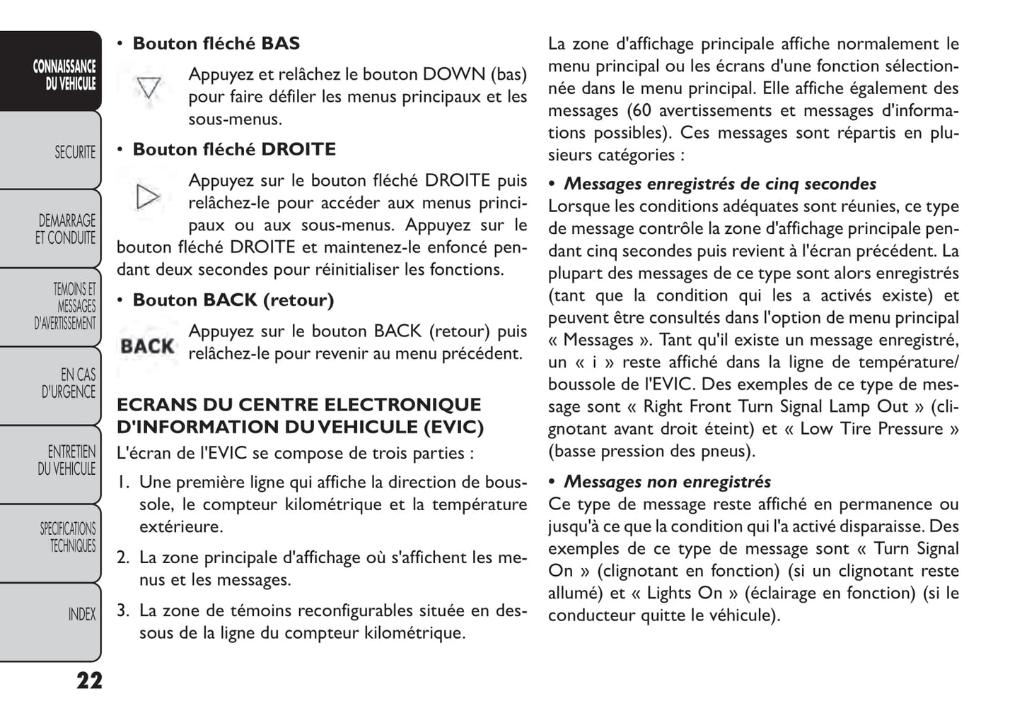 2014-2015 Fiat Freemont Bedienungsanleitung | Französisch