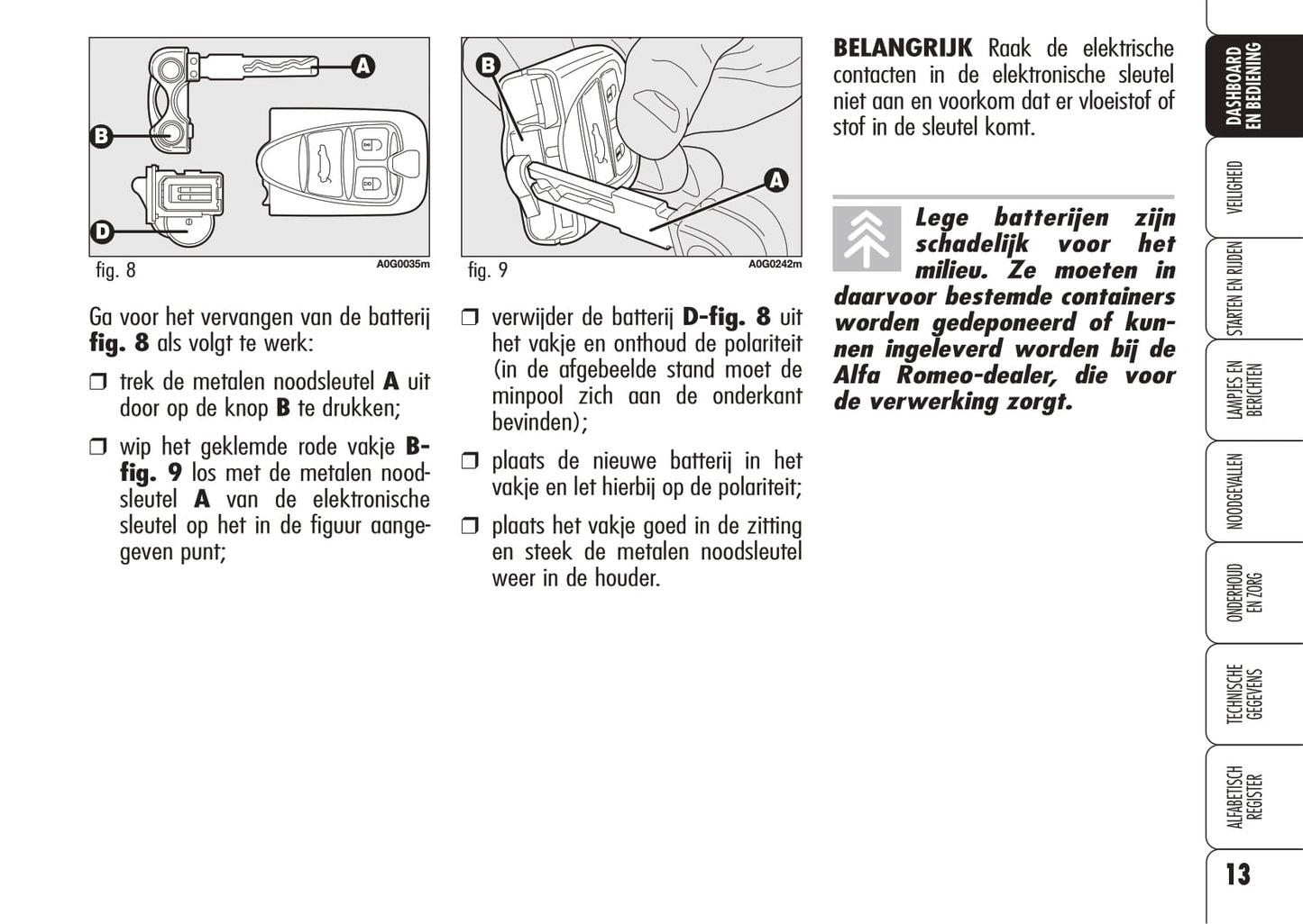 2006-2008 Alfa Romeo Spider Manuel du propriétaire | Néerlandais