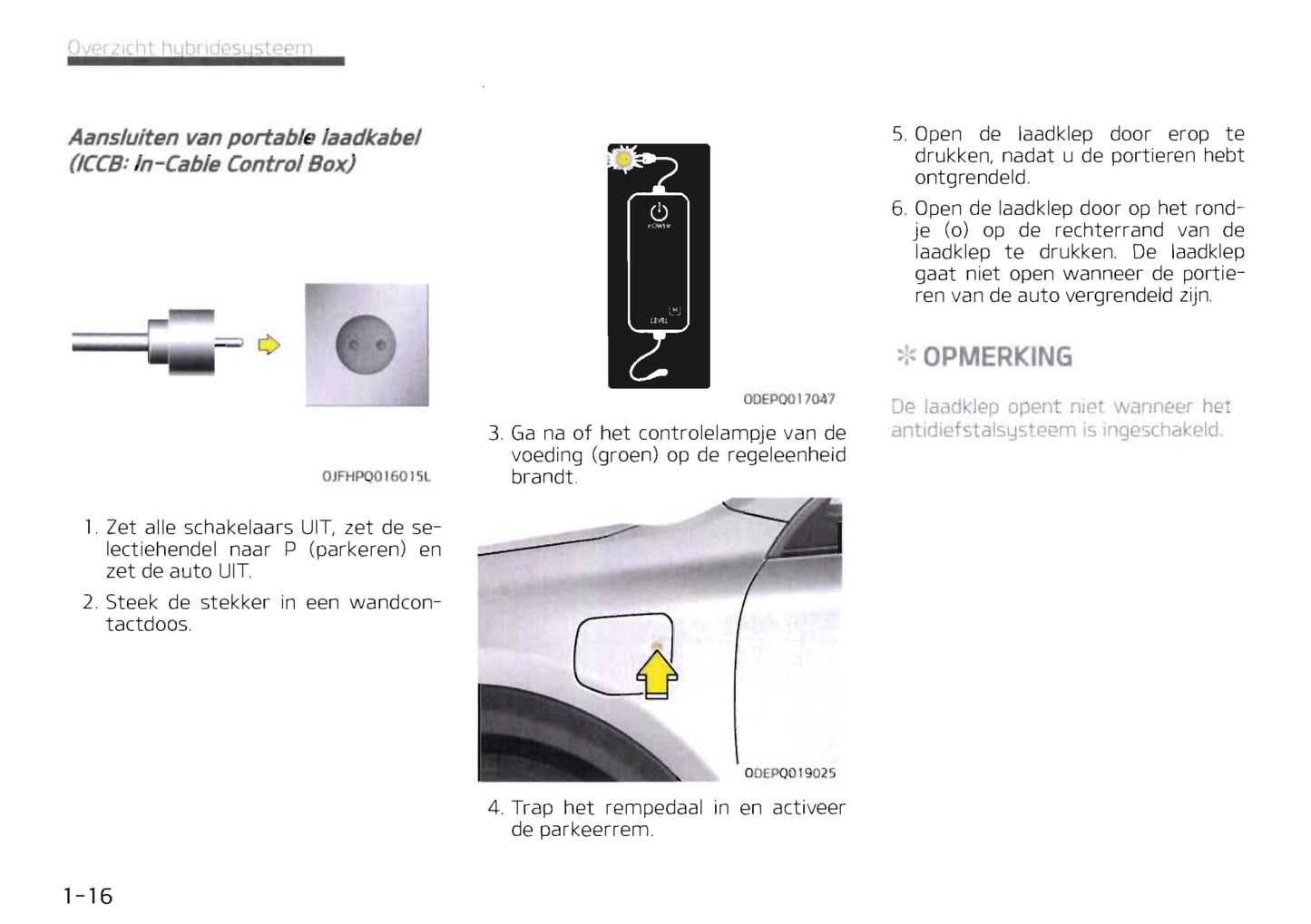 2019-2020 Kia Niro Hybrid/Niro Plug-in Hybrid Owner's Manual | Dutch