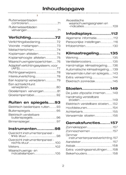 2004-2008 Ford Focus Owner's Manual | Dutch