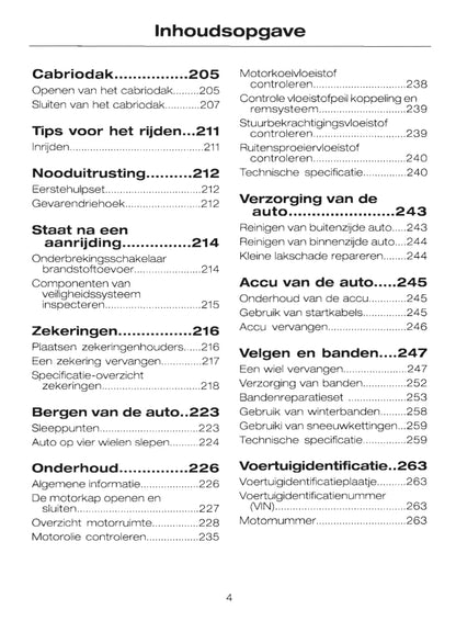 2004-2008 Ford Focus Owner's Manual | Dutch