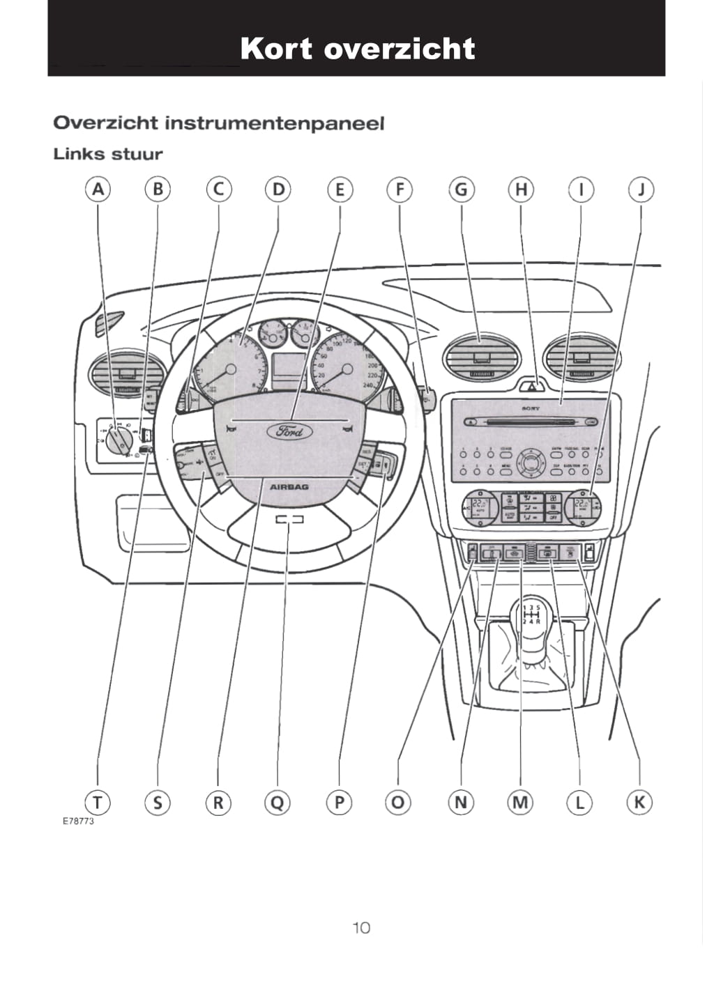 2004-2008 Ford Focus Owner's Manual | Dutch