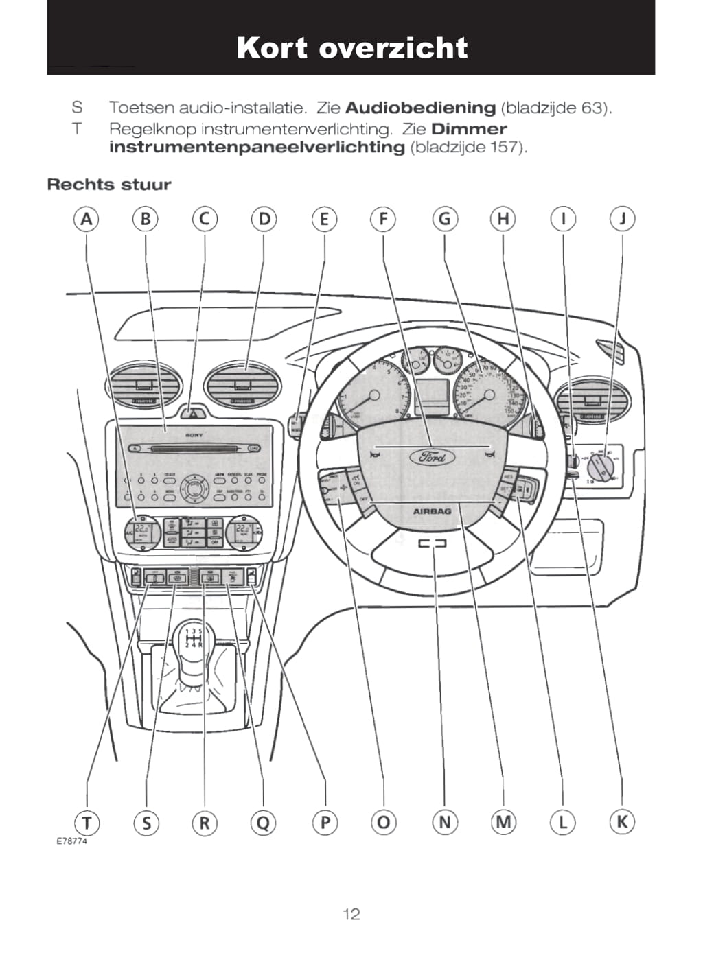 2004-2008 Ford Focus Owner's Manual | Dutch