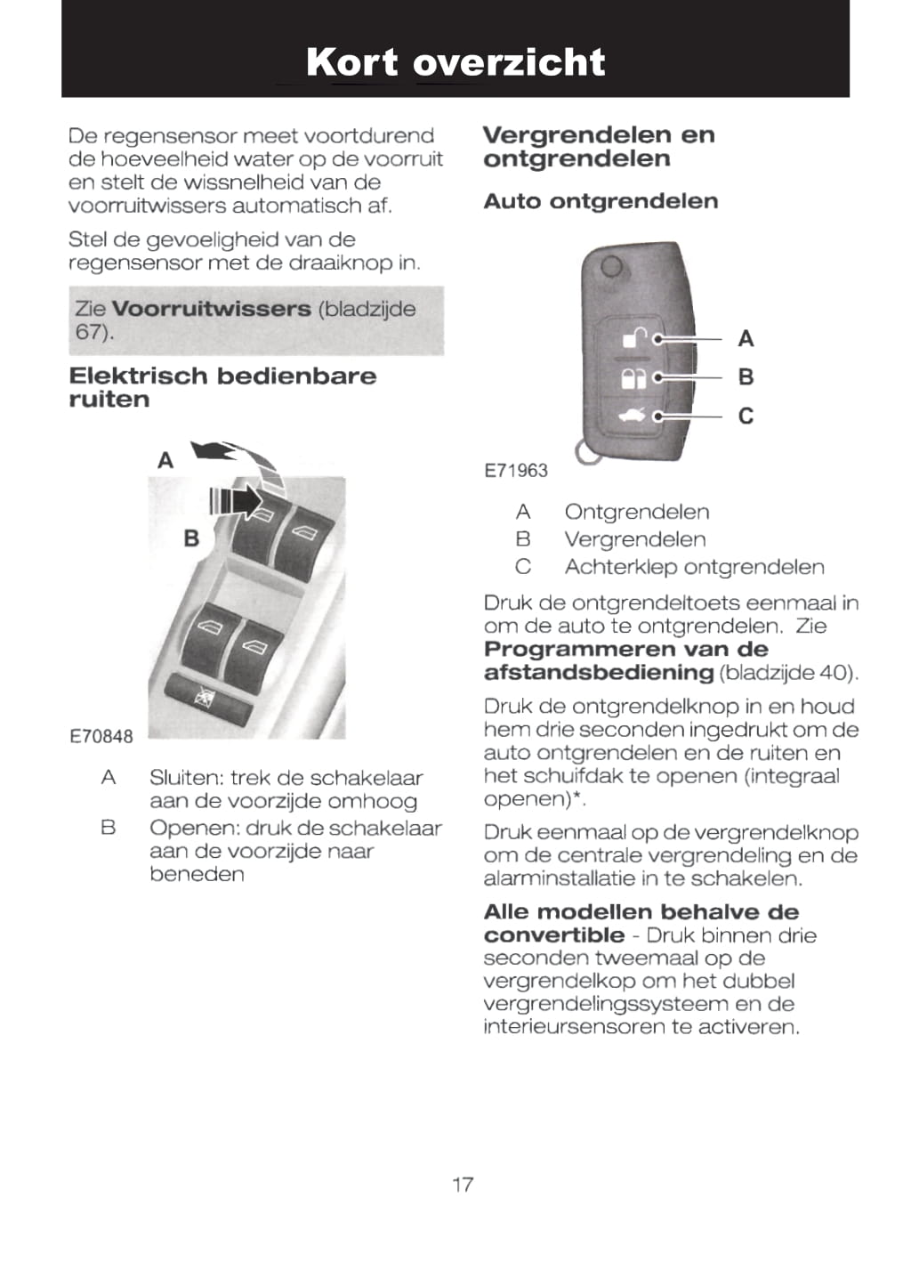 2004-2008 Ford Focus Owner's Manual | Dutch