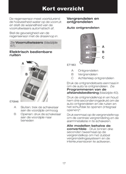 2004-2008 Ford Focus Owner's Manual | Dutch