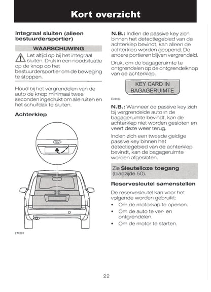 2004-2008 Ford Focus Owner's Manual | Dutch