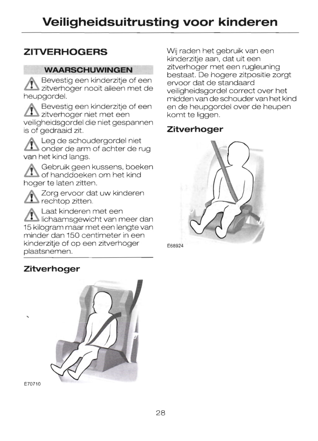 2004-2008 Ford Focus Owner's Manual | Dutch