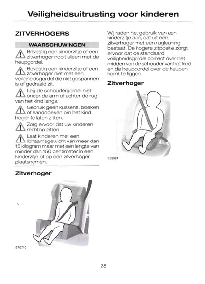 2004-2008 Ford Focus Owner's Manual | Dutch