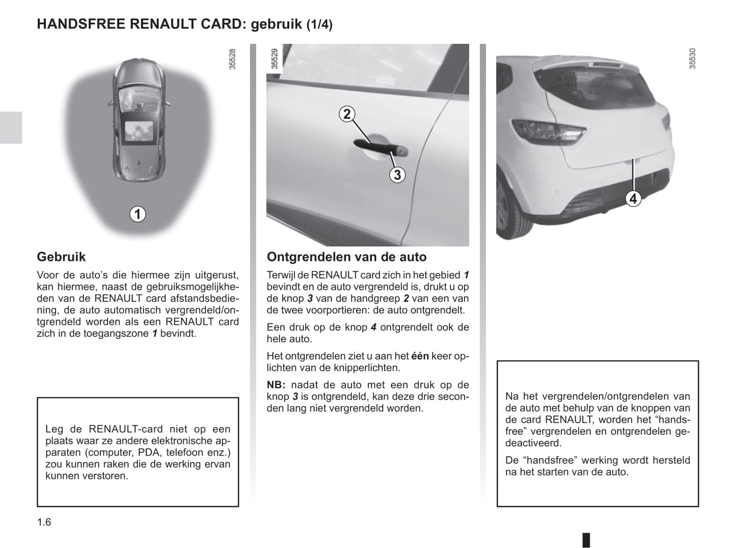 2016-2019 Renault Clio Manuel du propriétaire | Néerlandais