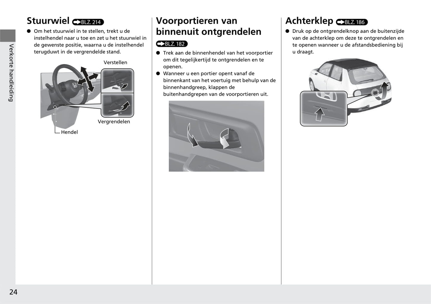 2020-2021 Honda e Owner's Manual | Dutch