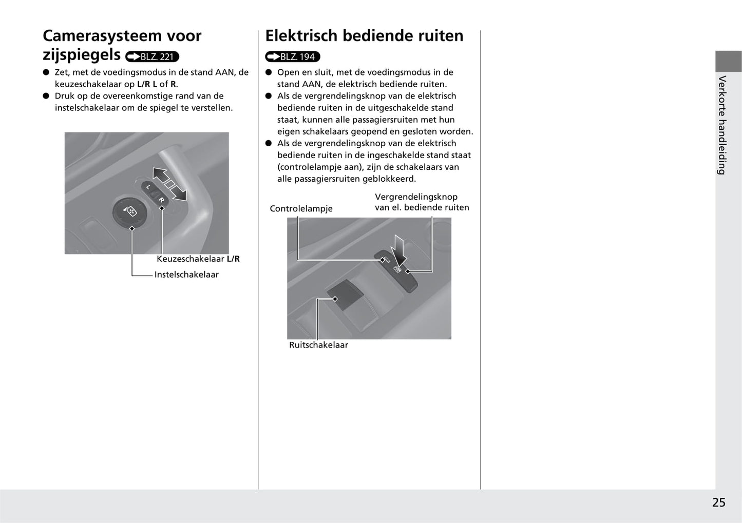 2020-2021 Honda e Owner's Manual | Dutch