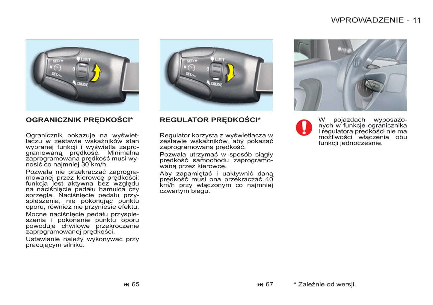 2011-2012 Peugeot Partner Origin Owner's Manual | Polish