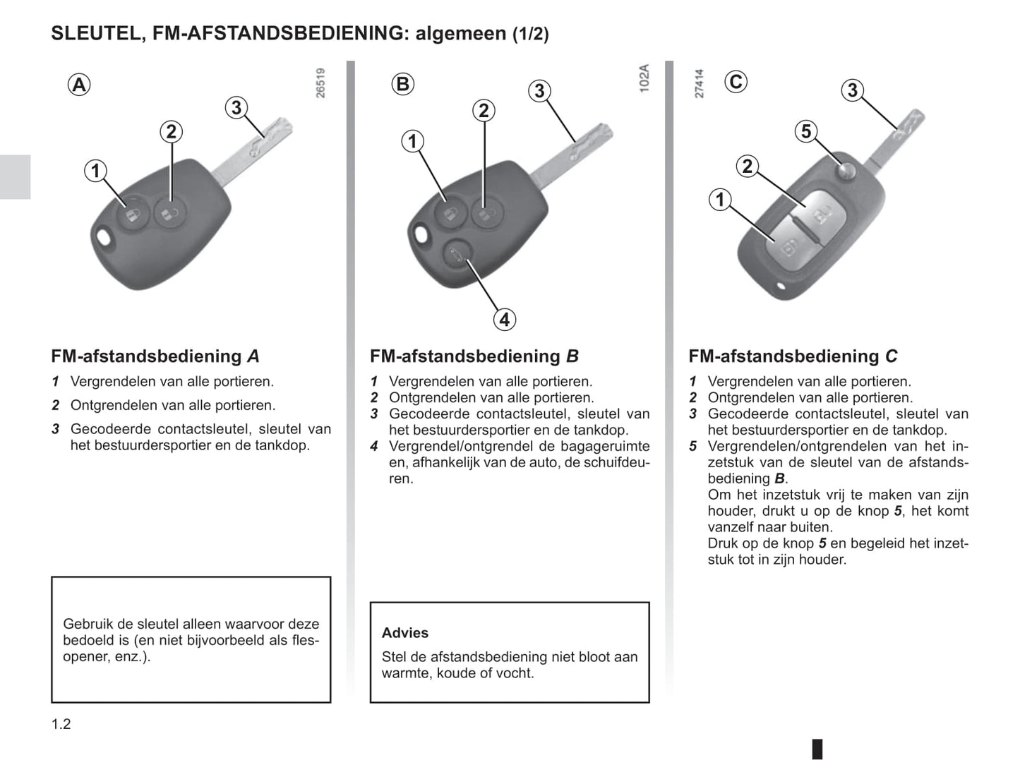 2016-2017 Renault Kangoo Bedienungsanleitung | Niederländisch