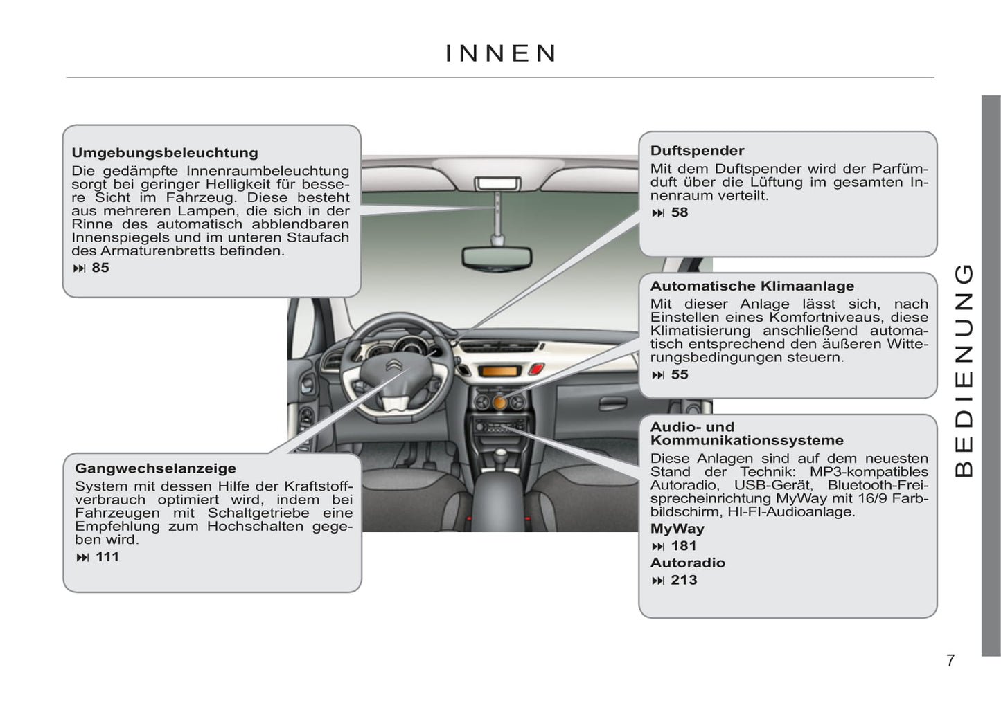 2011-2013 Citroën C3 Gebruikershandleiding | Duits