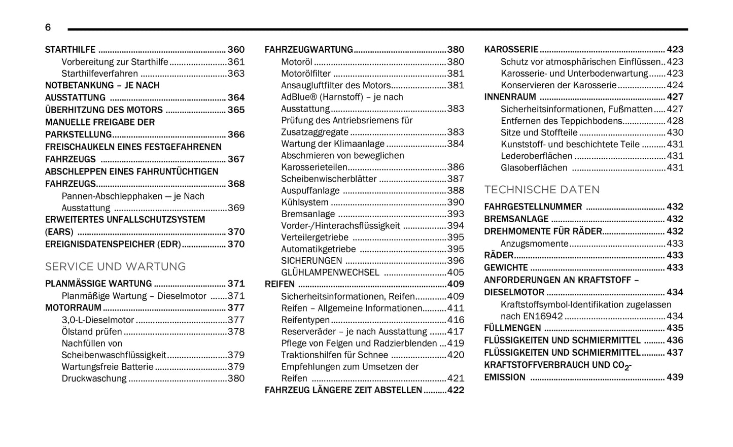 2020-2021 Jeep Gladiator Owner's Manual | German