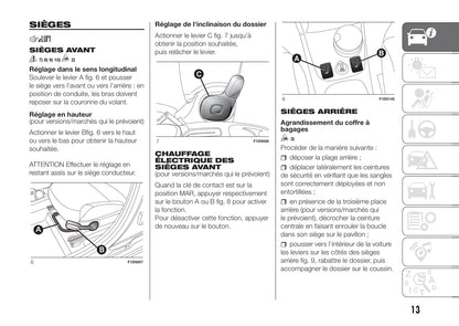 2011-2017 Fiat Panda Manuel du propriétaire | Français