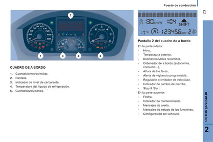 2017-2019 Peugeot Boxer Gebruikershandleiding | Spaans