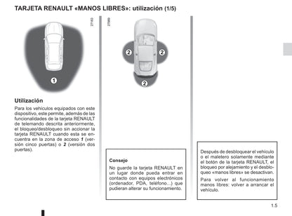 2010-2015 Renault Laguna Manuel du propriétaire | Espagnol