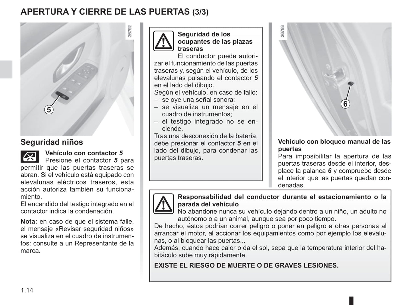 2010-2015 Renault Laguna Manuel du propriétaire | Espagnol