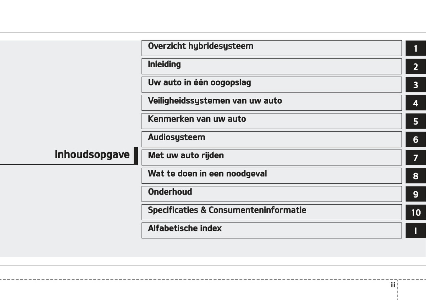 2017-2018 Kia Niro Hybrid/Niro Plug-in Hybrid Owner's Manual | Dutch