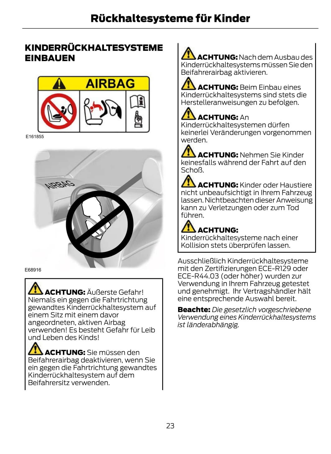 2021-2023 Ford Galaxy/S-max Owner's Manual | German