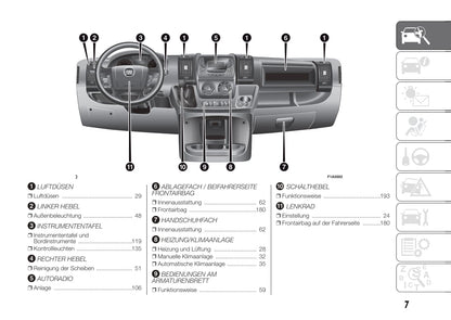 2015-2016 Fiat Ducato Bedienungsanleitung | Deutsch