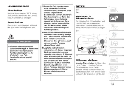 2015-2016 Fiat Ducato Bedienungsanleitung | Deutsch